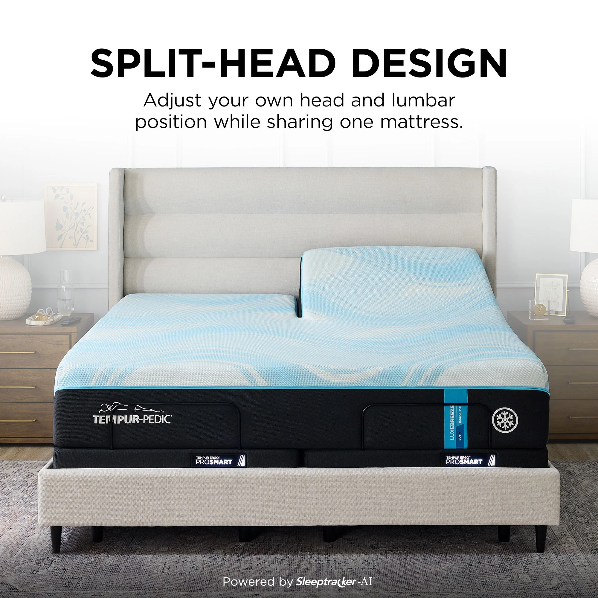 Tempur-Breeze - Soft Mattress - Split Head King - Image 2