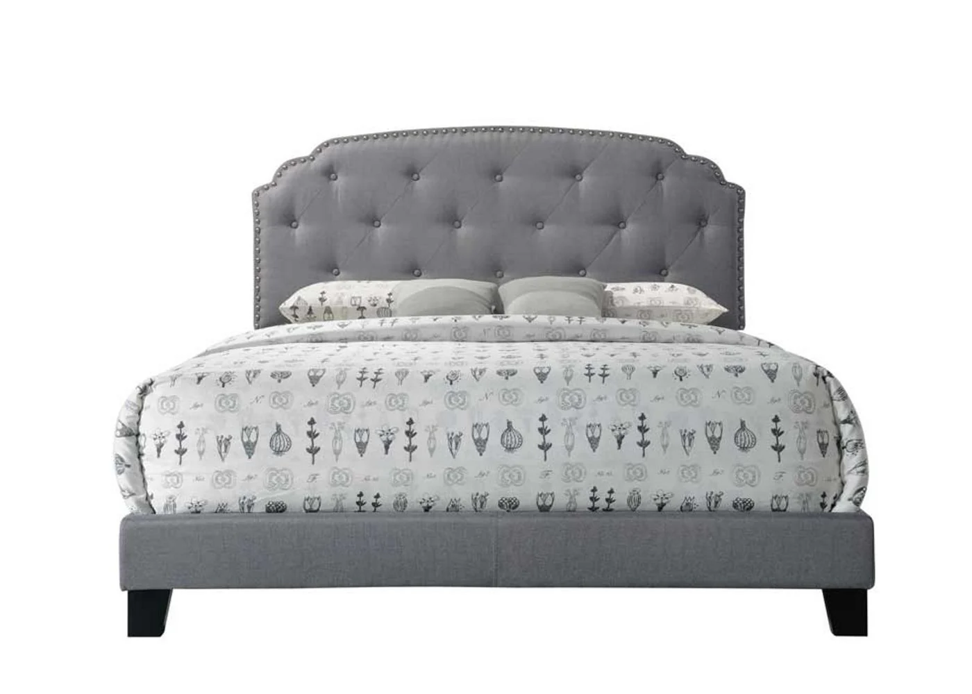 Tradilla - Queen Bed - Gray - Image 4