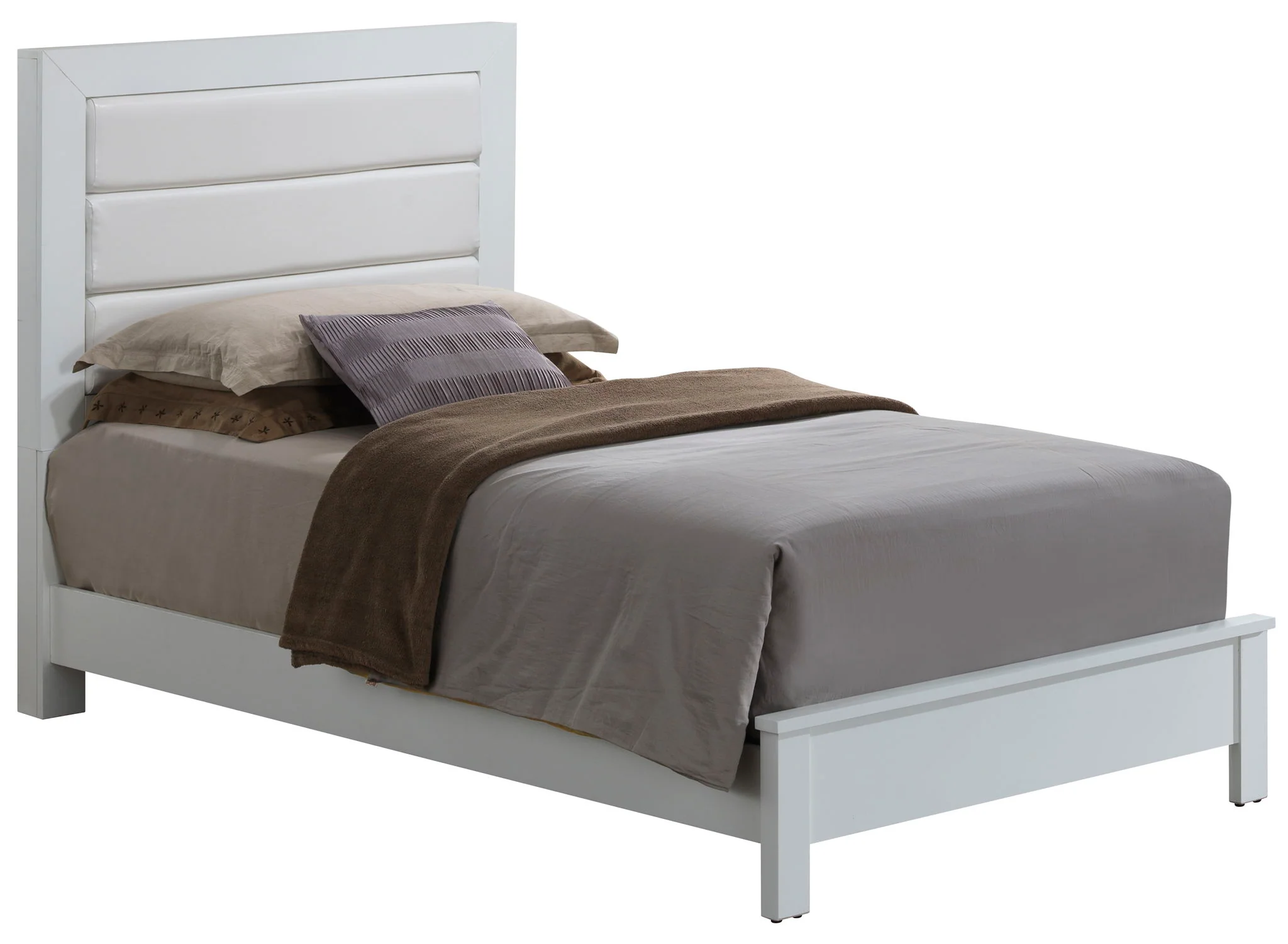 Transitional Modern Design Bed - Image 6