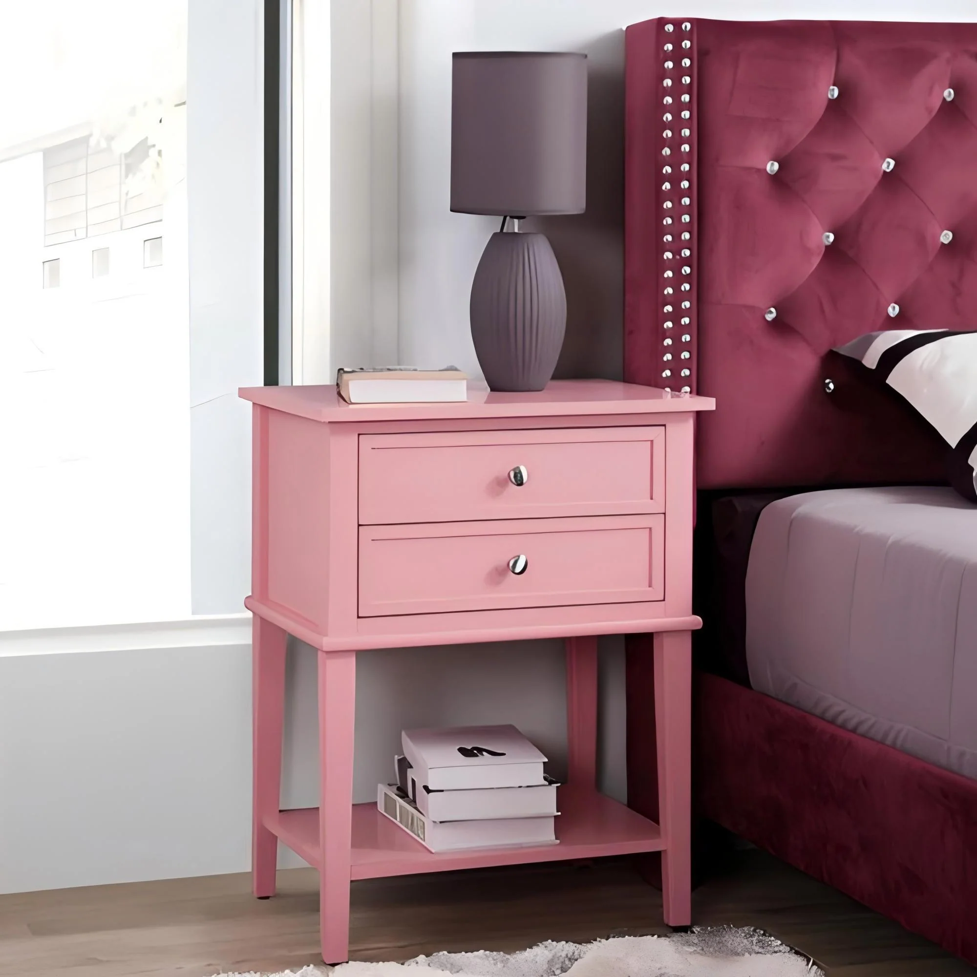 Vibrant Contemporary Nightstand - Image 15